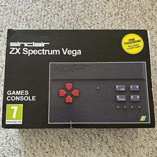 Sinclair ZX Spectrum Vega Microconsole, Preloaded Games, Composite RCA AV Cable