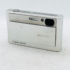Sony Cyber-shot DSC-T20 Camera 8.1 MP Silver Tested As Is