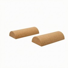 Cork Half Roller Lightweight Cork Roller with Flat Base Long-Lasting for Yogis