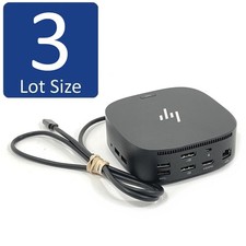 Lot of 3 HP 75U68AV ABA Essential Docking Station G5 HSN-IX02
