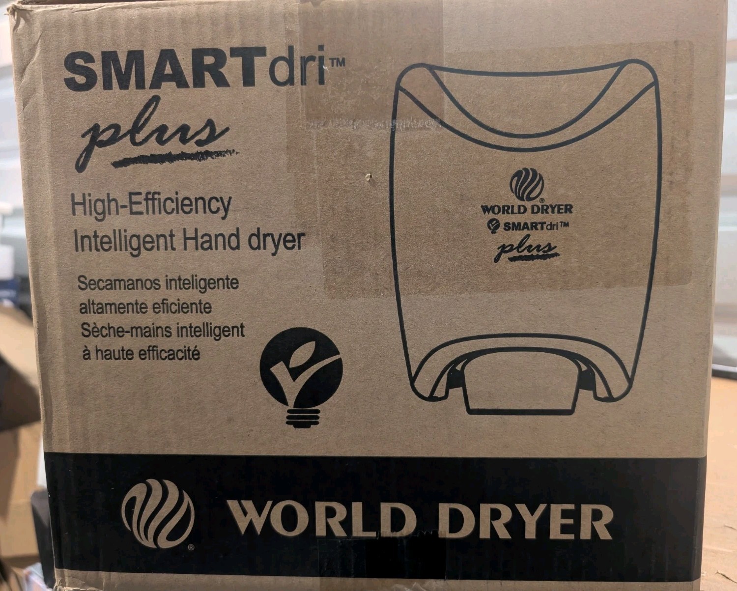 World Dryer SMARTdri Plus High Efficiency Intelligent Automatic Hand Dryer