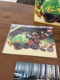 LEGO Space M-TRON 6989 Mega Core Magnetizer Box, Instruction Manual Plastic Inlay 1990