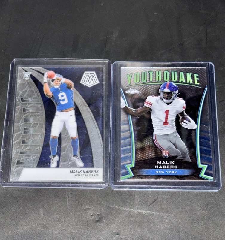 2024 Malik Nabers Rookie (RC) Lot Of 2