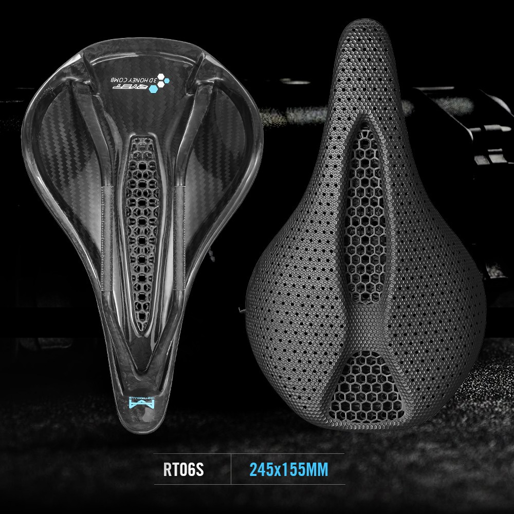 Ultralight RYET Carbon 3D Saddle 190g 145/155mm 7x9 Rails for Road MTB Gravel
