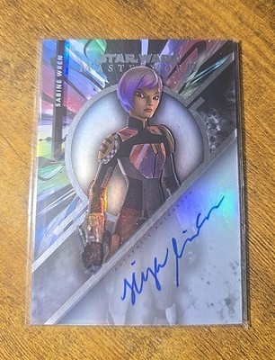 2022 Topps Star Wars Masterwork - TIYA SIRCAR as SABINE WREN - Auto /50