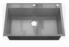 Sinber MU3118S 31" x 18" x 9" Undermount Single Bowl Kitchen Sink