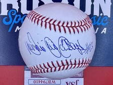 DENNIS “OIL CAN” BOYD Red Sox Autographed RAWLINGS MLB Baseball “86 ALCS”JSA COA