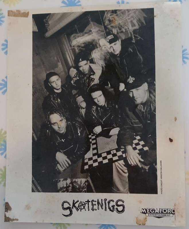 Skatenigs 8 x 10 Black & White Promo Picture Megaforce Entertainment by Callahan