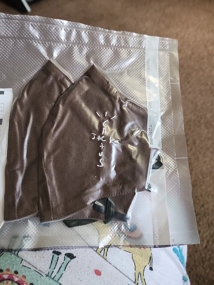 Travis Scott Astroworld Cactus Jack Face mask cover authentic 2 Maks