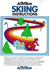 Atari 2600 Instruction Manual Skiing Activision