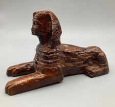Vintage Resin Sphinx figurine Egyptian tourist souvenir heavy 544g