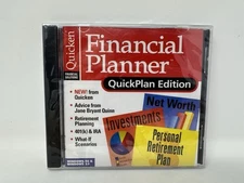Quicken Financial Planner Win 95, Win 3.1 QuickPlan Edition NEW Sealed!