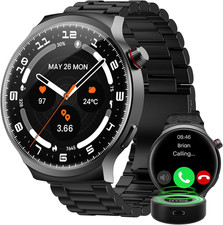AMAZTIM Smart Watch for Men 1.85" Ultra-Large HD - 120-Day Battery Life, 1000mAh