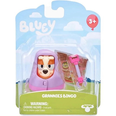 Bluey Grannies Bingo Figur 6 cm Moose Toys Story Starters Granny Outfit NEU
