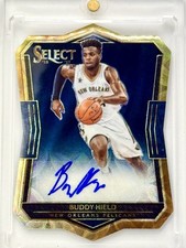 2016 Panini Select Die-Cut Gold Scope Prizm Auto #11 Buddy Hield RC /49 SSP