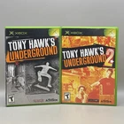 Tony Hawk's Underground + Underground 2 Xbox Game Lot of 2 - COMPLETE W/ MANUALS