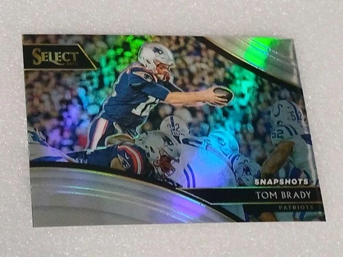 2018 Panini Select - Snapshots Tom Brady #SN-5 Silver Prizm Patriots Super Bowl