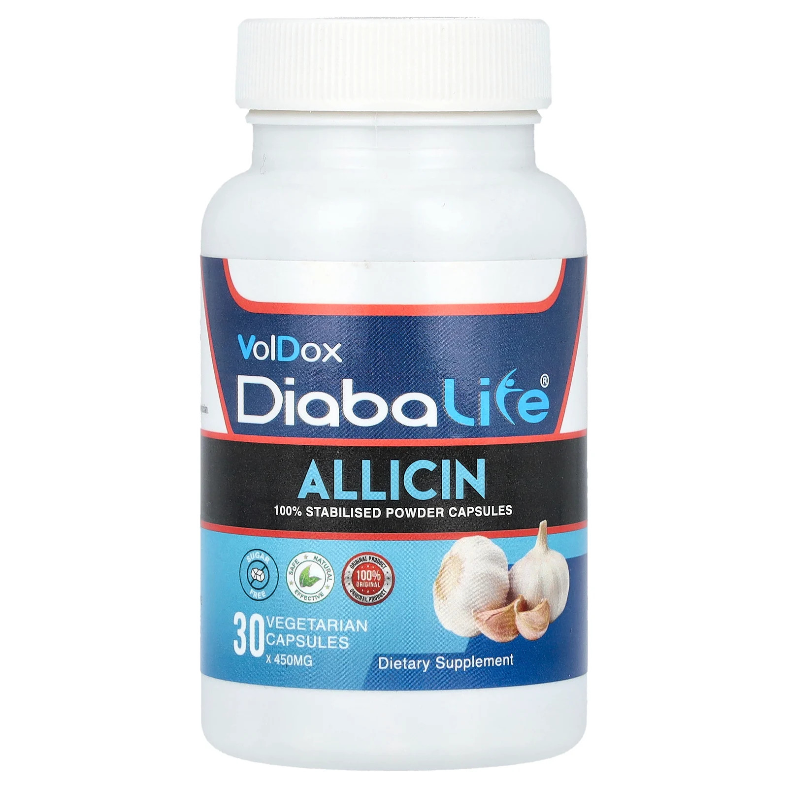 VolDox, Diabalife , Allicin, 30 Vegetarian Capsules