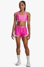 Under Armour Women's Play Up 3.0 Running Gym Shorts Pink Size 2XL New