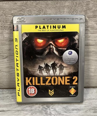 Killzone 2 PS3 Playstation 3 PAL UK 2009 Shooter Platinum Sony 