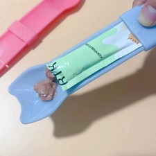 Cat Strip Feeder Kitten Feeding Treat Squeeze Lickable Snack Spoon