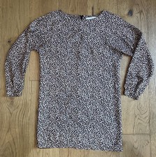 Loft Women’s Animal Printed Shirt Shift Dress Sz M