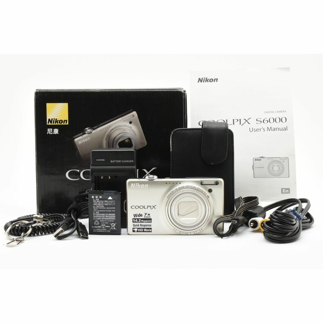 Nikon Coolpix S6000 Silver 2476246 | eBay