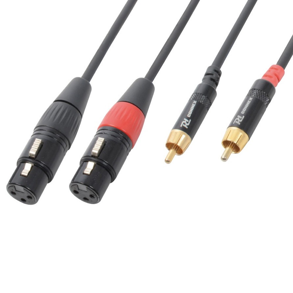 PD Connex 176.696 XLR to RCA Cable 6.0m - High Quality Audio Connection