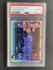 Cooper Flagg 2025-26 Topps Chrome X-Fractor Base RC #251 PSA 10