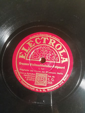 GROSSES WEIHNACHTSLIEDER-POTPOURRI - CHOR MIT SPRECHER, HARMONIUM - 78er 10" (6)