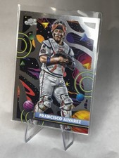 Francisco Alvarez 2025 Topps Chrome Cosmic #37 New York Mets