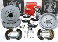 Zimmermann Bremsen Vorne Bremstrommel Backen Set Vormontiert Hinten FüR Audi A2