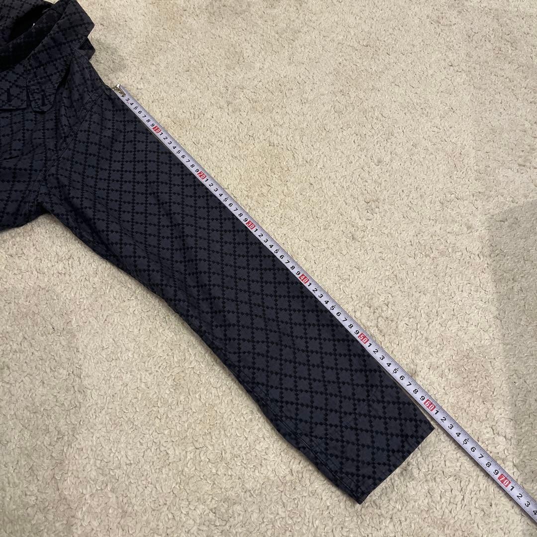 Engineered Garments Navy patterned blazer & rever… - image 13