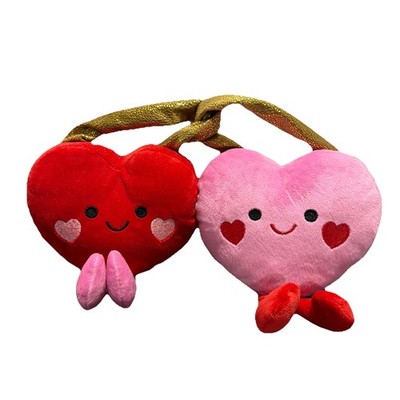Valentine Day 2 Hearts Plush Gift For Someone Special New