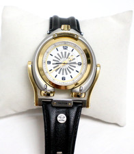 Gv2 By Gevril Men's 3403  Triton Automatic Limited Edition Black Leather Watch