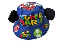 Mario Brothers Bucket Hat Beach Fisherman Sz 6.5 Youth L Adult S/M