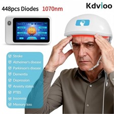 36W 1070nm Near Infrared Brain Helmet for Alzheimer Parkinson Stroke Treatment