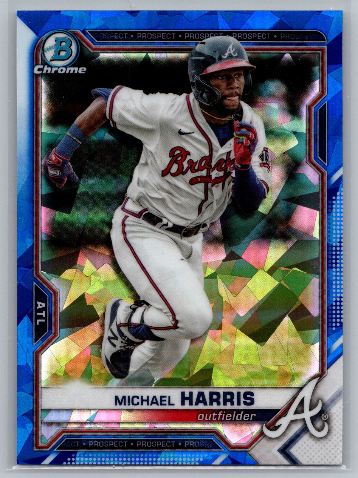 2021 Bowman Draft Sapphire Edition #BDC-86 Michael Harris