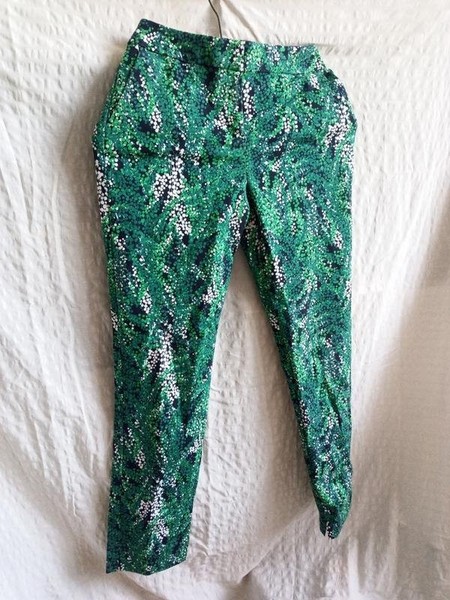 Women Boden Trousers Green Cotton 38 / M / 46