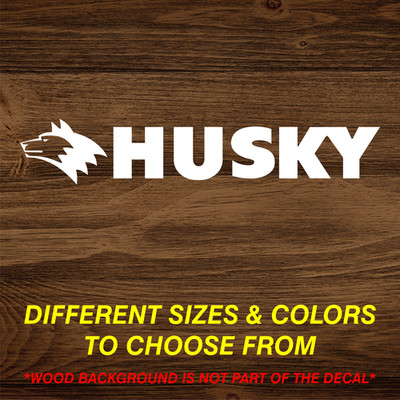 Husky Tools Vinyl Sticker Decal Ratchet Wrench Hammer Bag Box Sockets