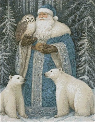Arctic Santa Claus 19 - Counted Cross Stitch Kits Needlework Embroidery DIY