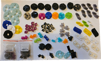 Lot of Nintendo Game Boy DMG Color Replacement Buttons Case Membranes Parts