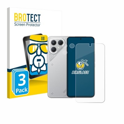 3x Panzerfolie Schutzglas für Tecno Pova 7 Pro (Display+Kamera) Displayschutz