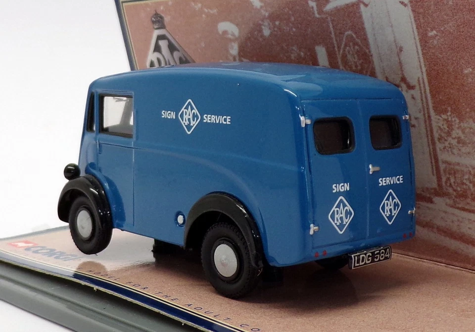 Corgi 1/43 Scale 06204 - Morris J Type Van RAC - Blue - Image 2 of 3