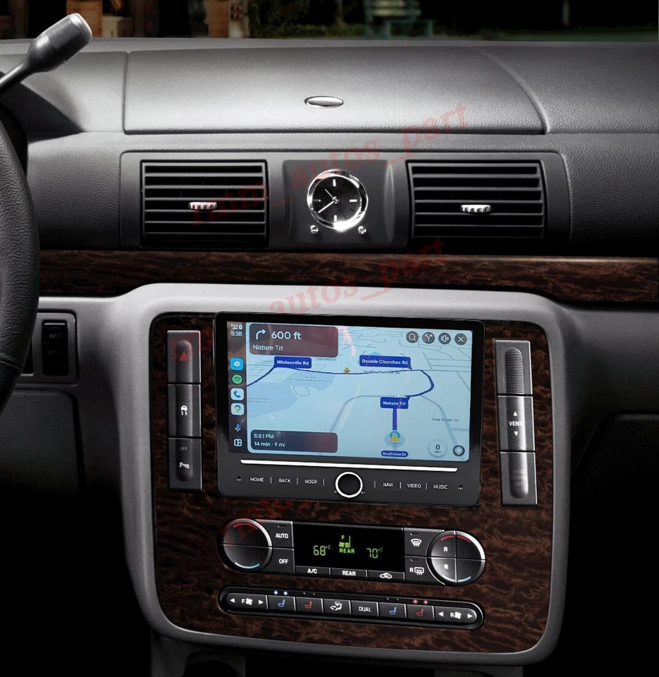 Carplay Android 14 Car Radio Wifi GPS Stereo For Ford Freestar 2004-2007 4+64G - Imagem 2 de 4