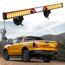 Barra de luz LED para camioneta Ford Ranger intermitente con ventosas