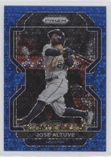 2022 Panini Prizm Tier II Blue Donut Circle Prizm 159/199 Jose Altuve #176 0c3e