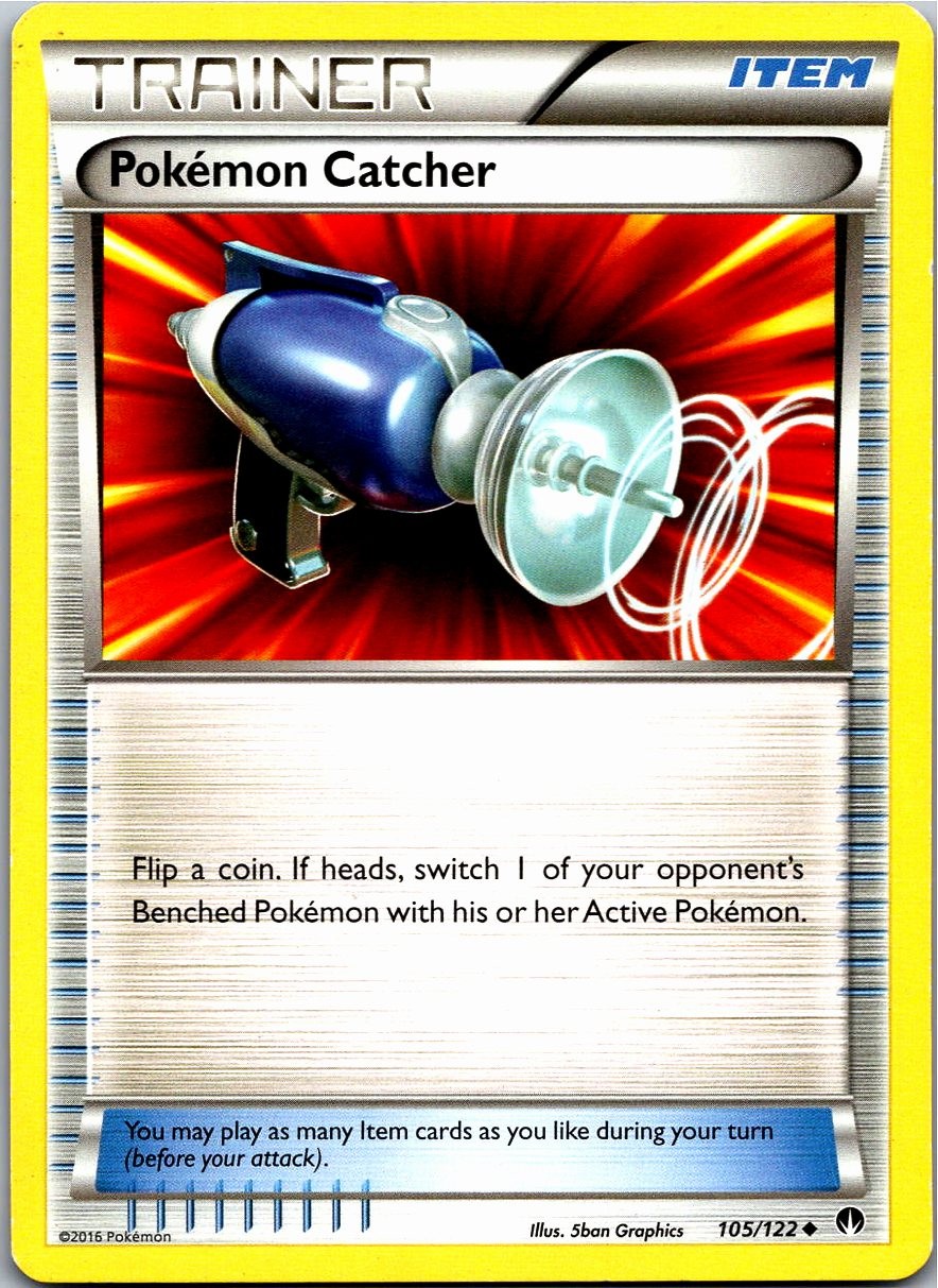 Pokemon Catcher Uncommon XY - BREAKpoint 105/122 LP