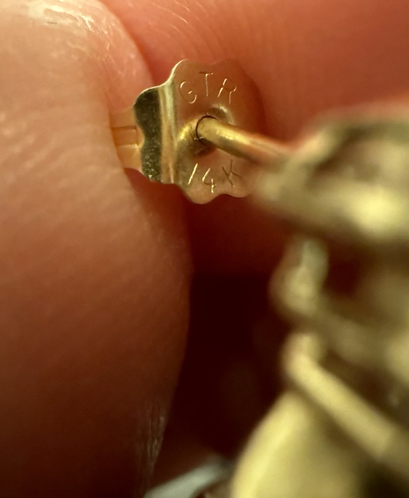 4g Solid 14k Yellow & White Gold Ruby Natural Dia… - image 9