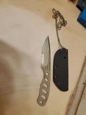 Camillus Arclite Cuda 3 1/8" Combination Fixed Blade w/Sheath Retired